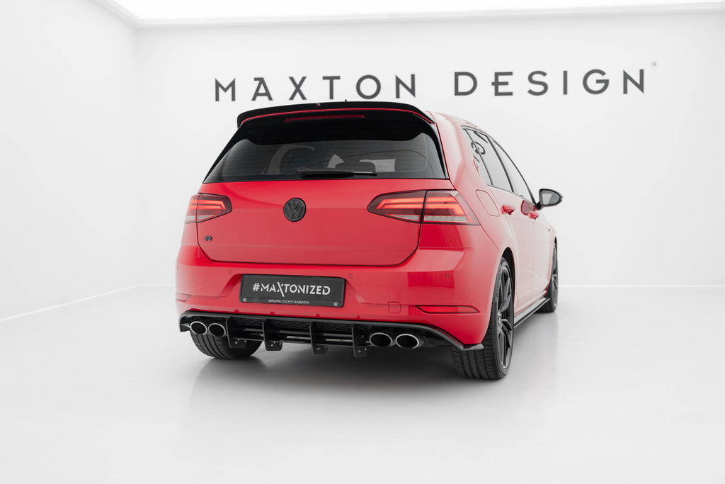 Prelungire difuzor bara spate Volkswagen Golf 7 R Facelift 2017- v16 - Maxton Design
