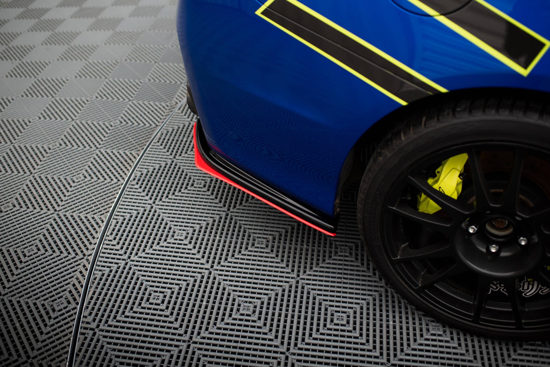 Prelungire splitter bara spate Subaru Impreza Mk4 WRX STI 2014-2016 v9 - Maxton Design