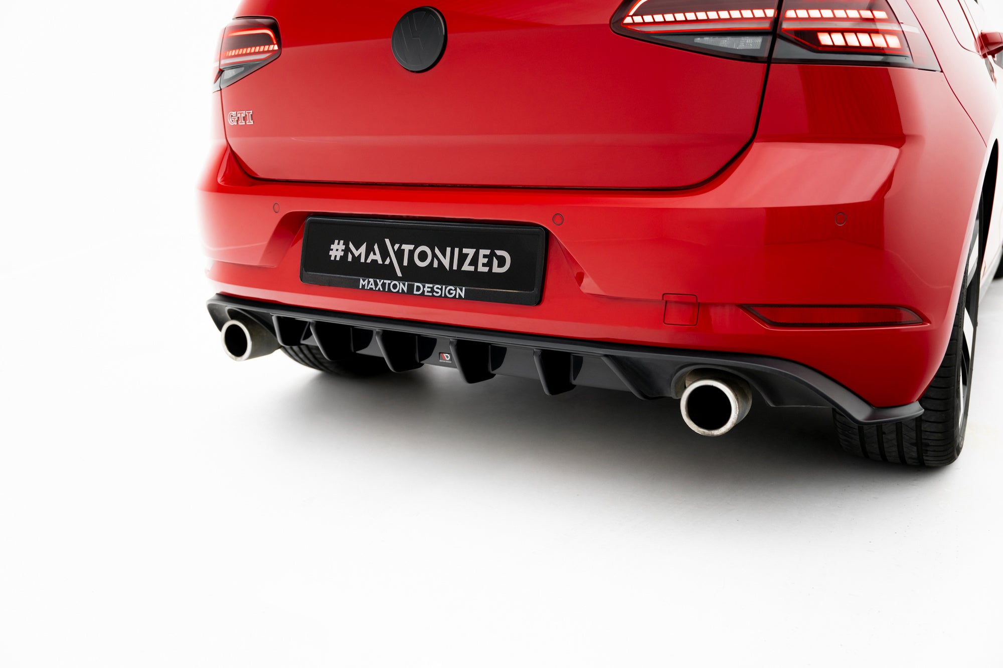 Prelungire difuzor bara spate Volkswagen Golf 7 GTI Facelift 2017- v6 - Maxton Design