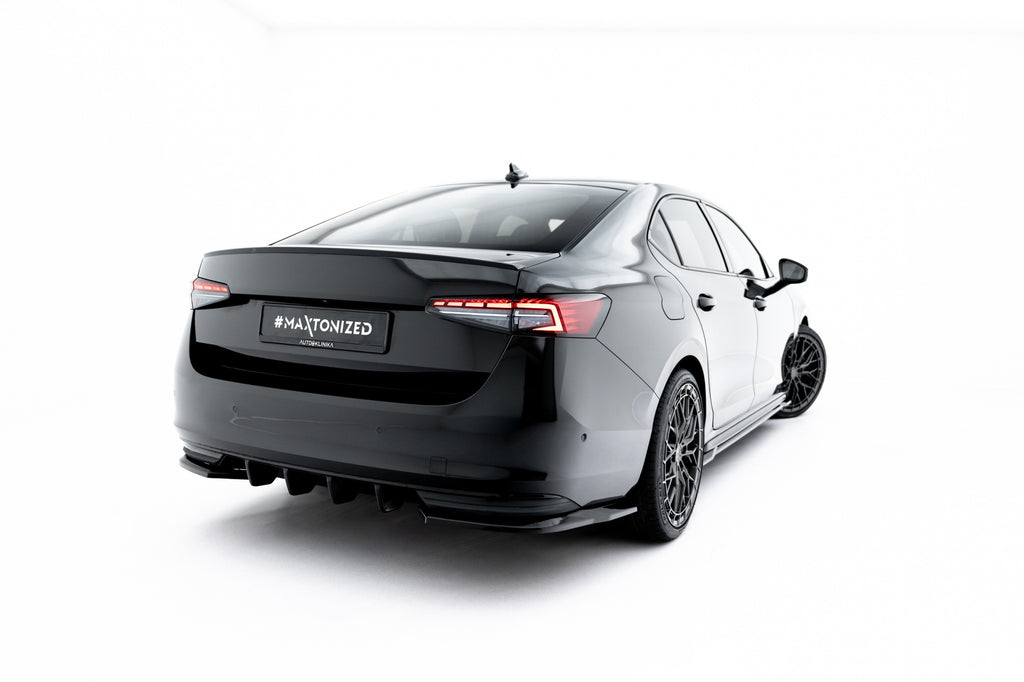 Prelungire splitter bara spate Skoda Superb Mk4 2024- v2 - Maxton Design
