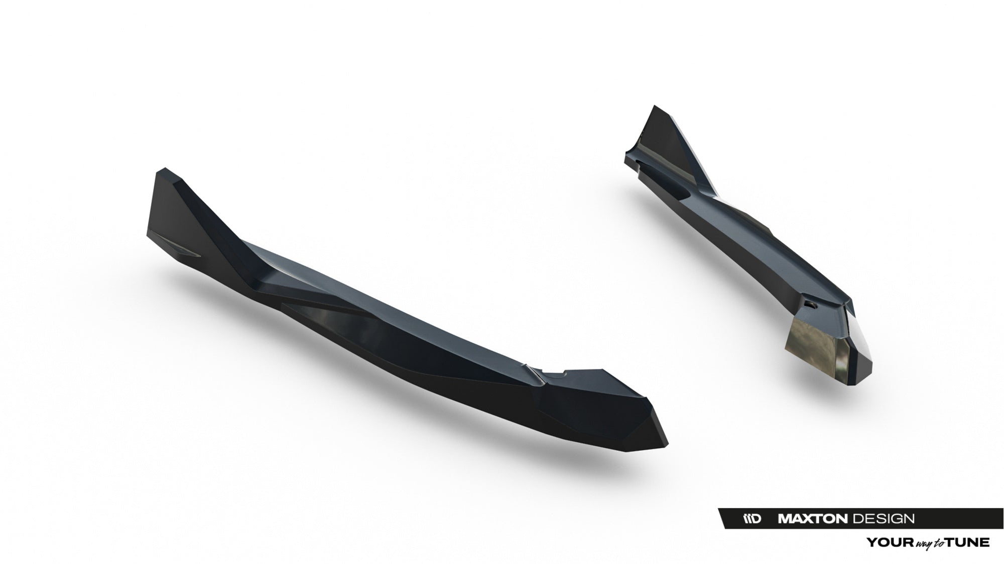 Prelungire splitter bara spate aripioare laterale V.2 BMW M5 F90 / F90 Facelift - Maxton Design