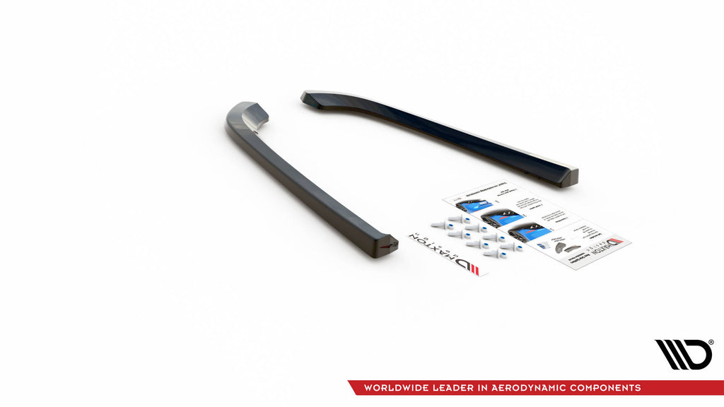 Prelungire splitter bara spate Volvo V70 Mk3 2007-2013 v1 - Maxton Design