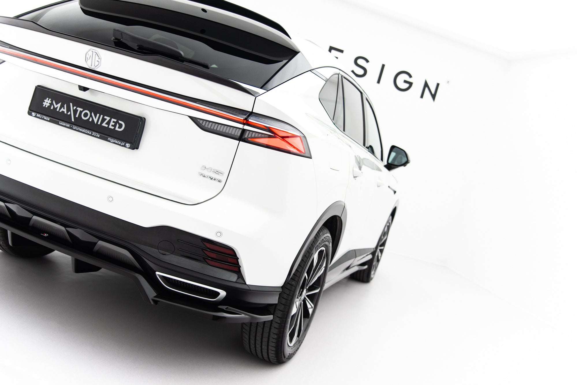 Prelungire splitter bara spate MG HS Mk2 2024- v1 - Maxton Design
