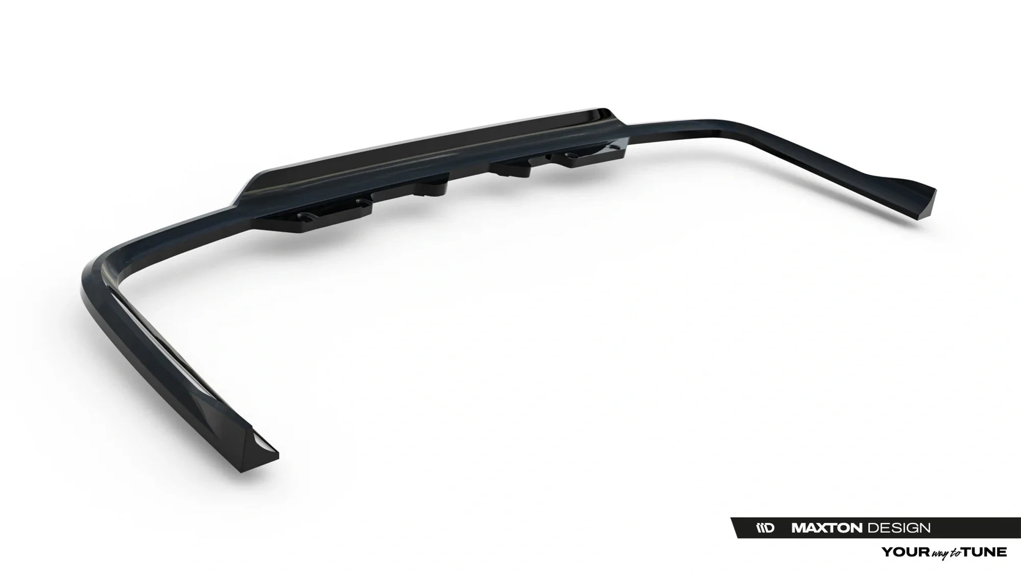 Prelungire splitter bara spate (cu aripi laterale) Volkswagen Transporter T7 - Maxton Design