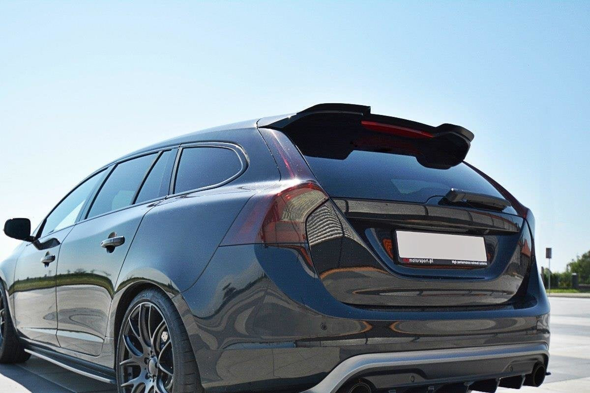 Eleron spoiler cap Volvo V60 Polestar Facelift 2014-2018 v1 - Maxton Design