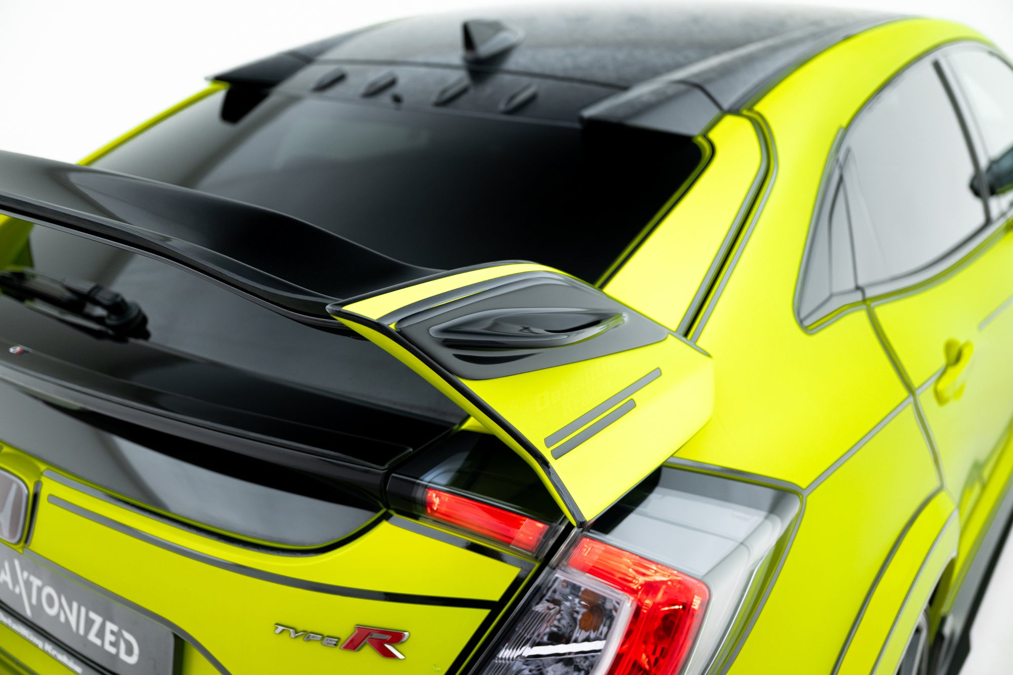 Adaos eleron Honda Civic X Type R 2017-2022 v3 - Maxton Design