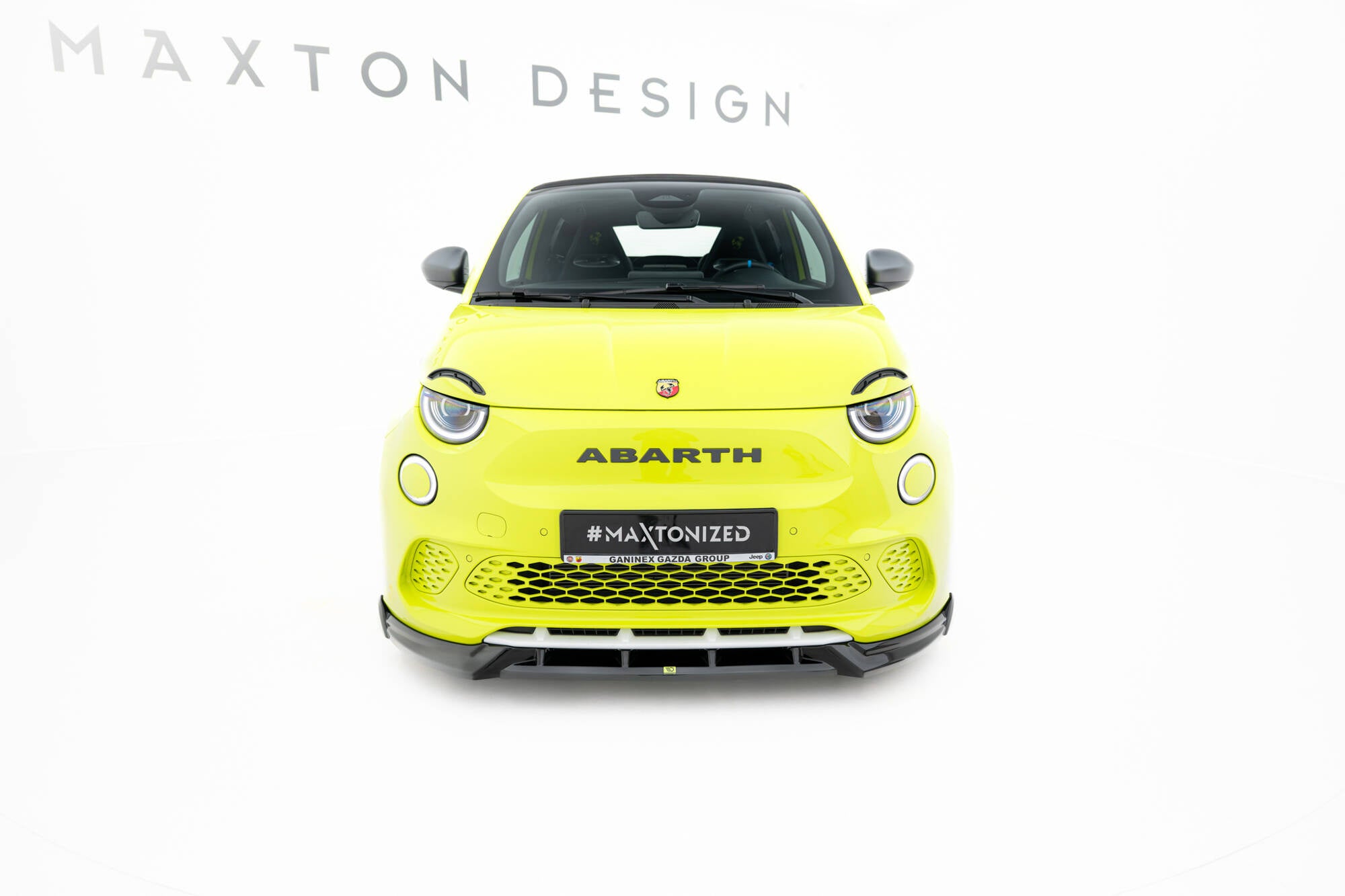 Pachet Set Splitter Exterior Prelungiri Body kit tuning Abarth 500e 2023- v1 - Maxton Design