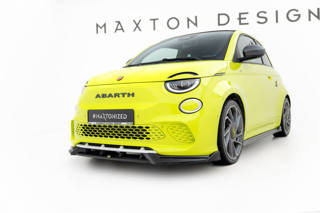 Pachet Set Splitter Exterior Prelungiri Body kit tuning Abarth 500e 2023- v1 - Maxton Design
