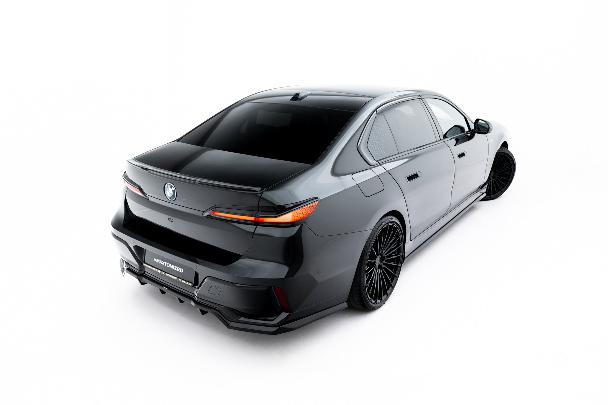 Eleron spoiler cap Bmw Seria 7 M-Pack / M760e / i7 M-Pack G70 2022- v3 - Maxton Design