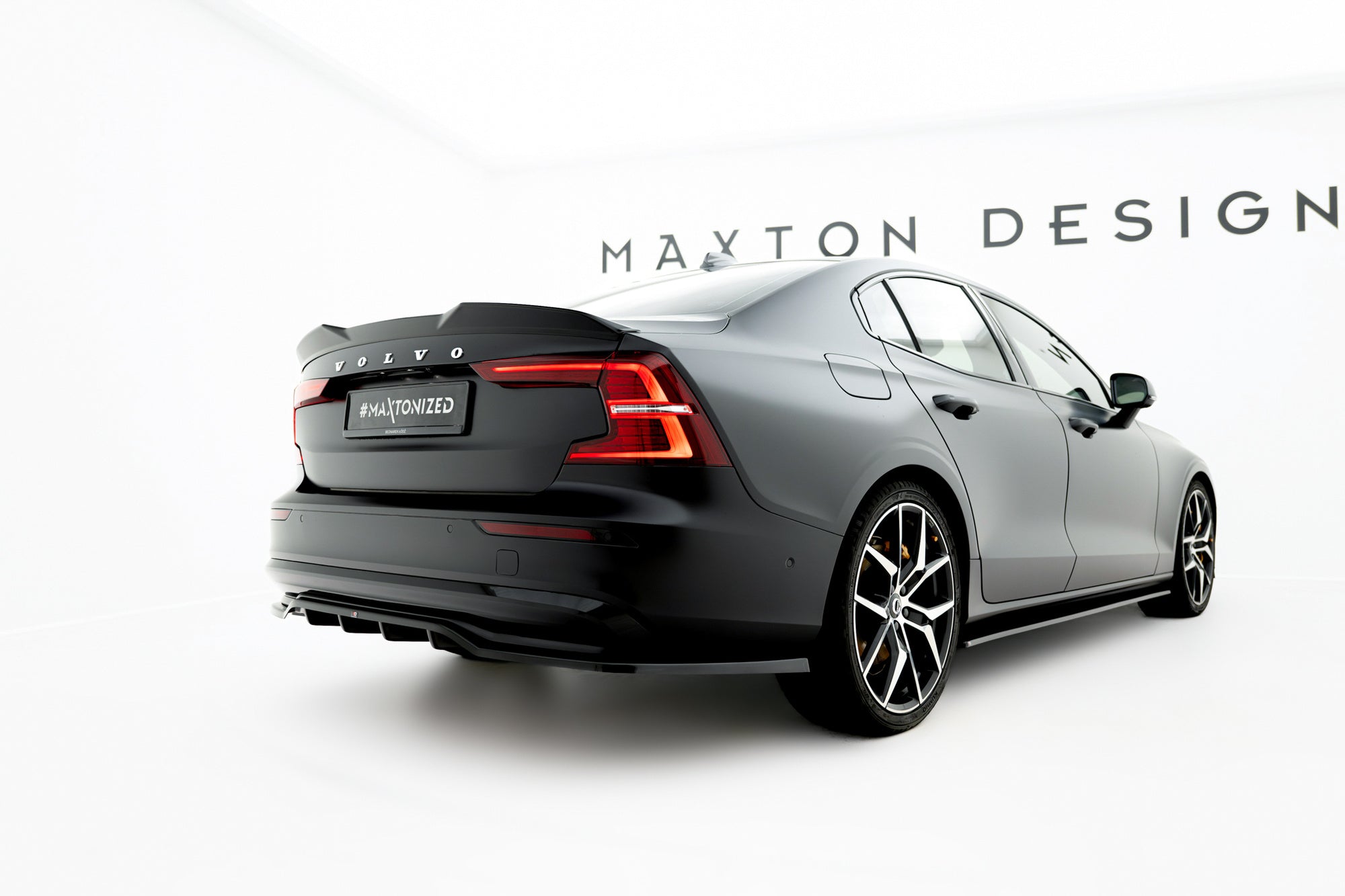 Eleron spoiler cap Volvo S60 R-Design Mk3 2018- v7 - Maxton Design