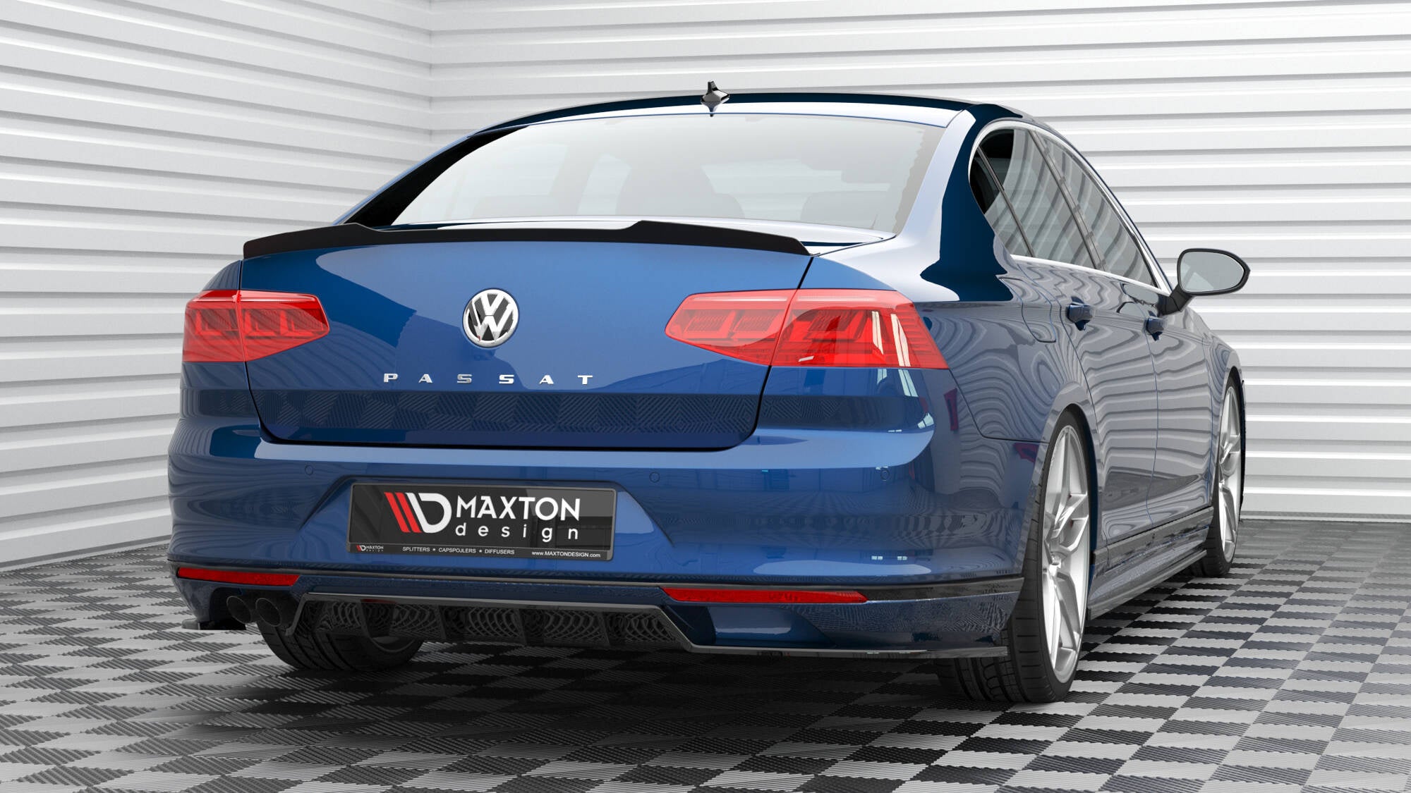Eleron spoiler cap Volkswagen Passat Sedan R-Line Mk8 2014-2019 v14 - Maxton Design
