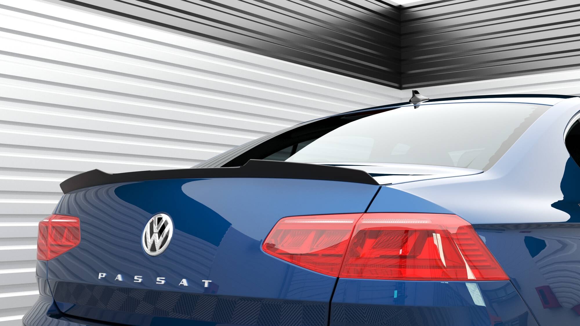 Eleron spoiler cap Volkswagen Passat Sedan R-Line Mk8 2014-2019 v14 - Maxton Design
