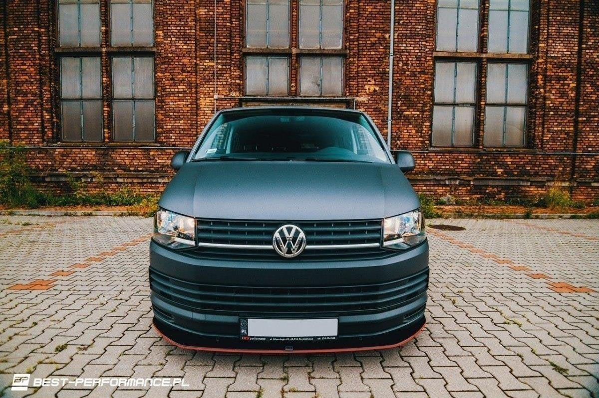 Prelungire splitter bara fata Volkswagen T6 2015- v1 - Maxton Design
