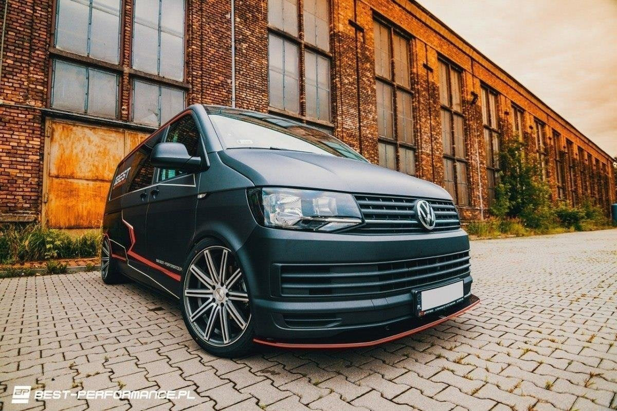 Prelungire splitter bara fata Volkswagen T6 2015- v1 - Maxton Design